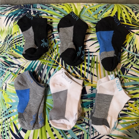 Toddler boys 6 pairs ankle socks for 3T shoe size 6 / size 7 - Picture 1 of 1